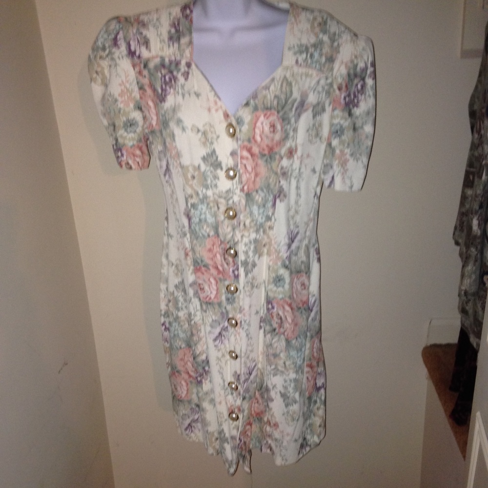 Light flowered dress